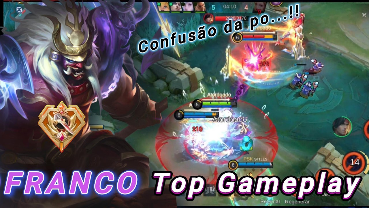 Estréia do Franco (Vou lhe ganchar)!! - Franco Gameplay | mobile legends