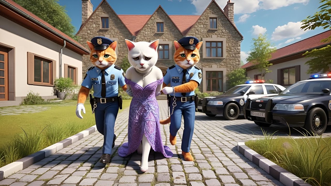 The malicious stepmother of the kitten and the revenge of the cat father👿😾 | #aicat#ai