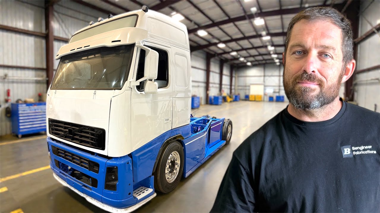 BUILDING A SCANIA V8 POWERED VOVLO FH!