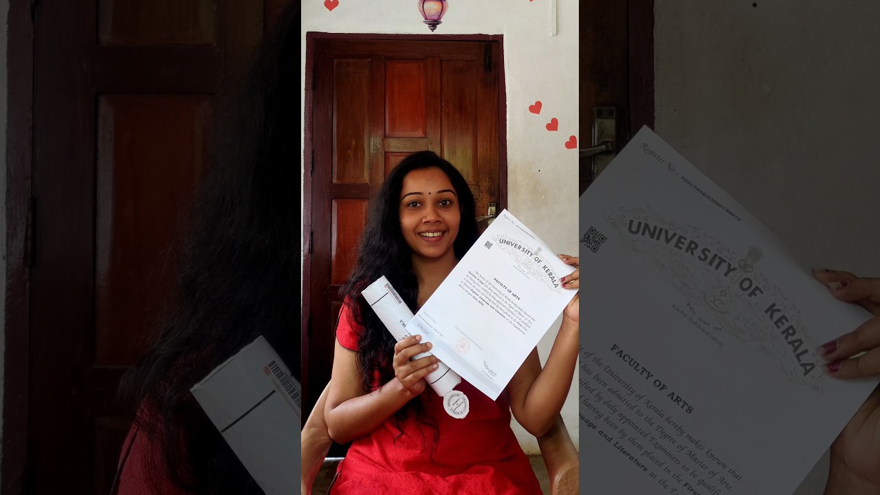 Unboxing My PG Certificate😱🥰|Kerala University Degree Certificate👩🏻‍🎓 