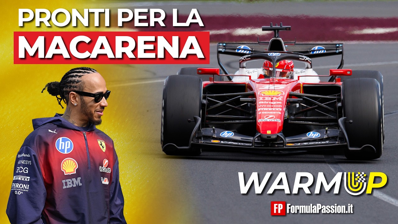 In FERRARI BALLANO (gi&agrave;) la MACARENA | WarmUp F1 161 - 12/3