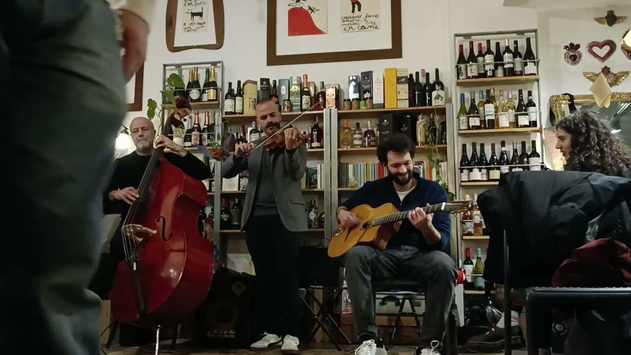 Davide Rizzuto trio Manouche @Prospero Enoteca letteraria 