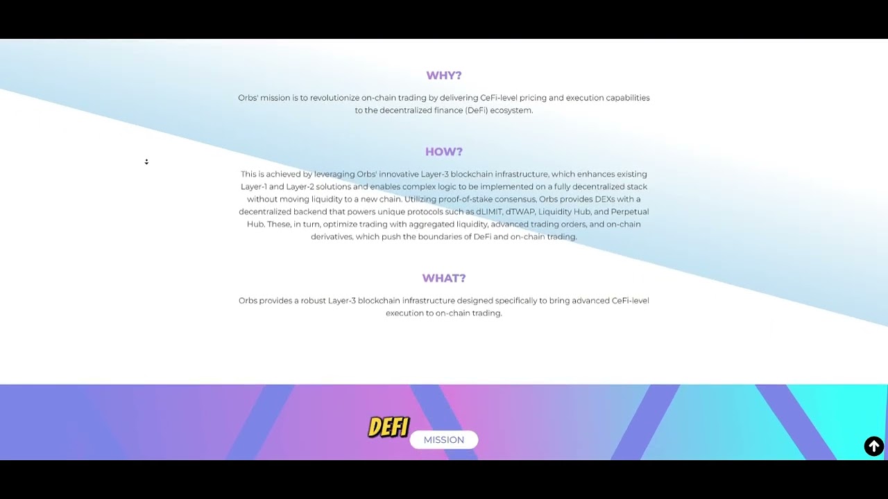 Orbs Layer-3: Revolutionizing On-Chain Trading