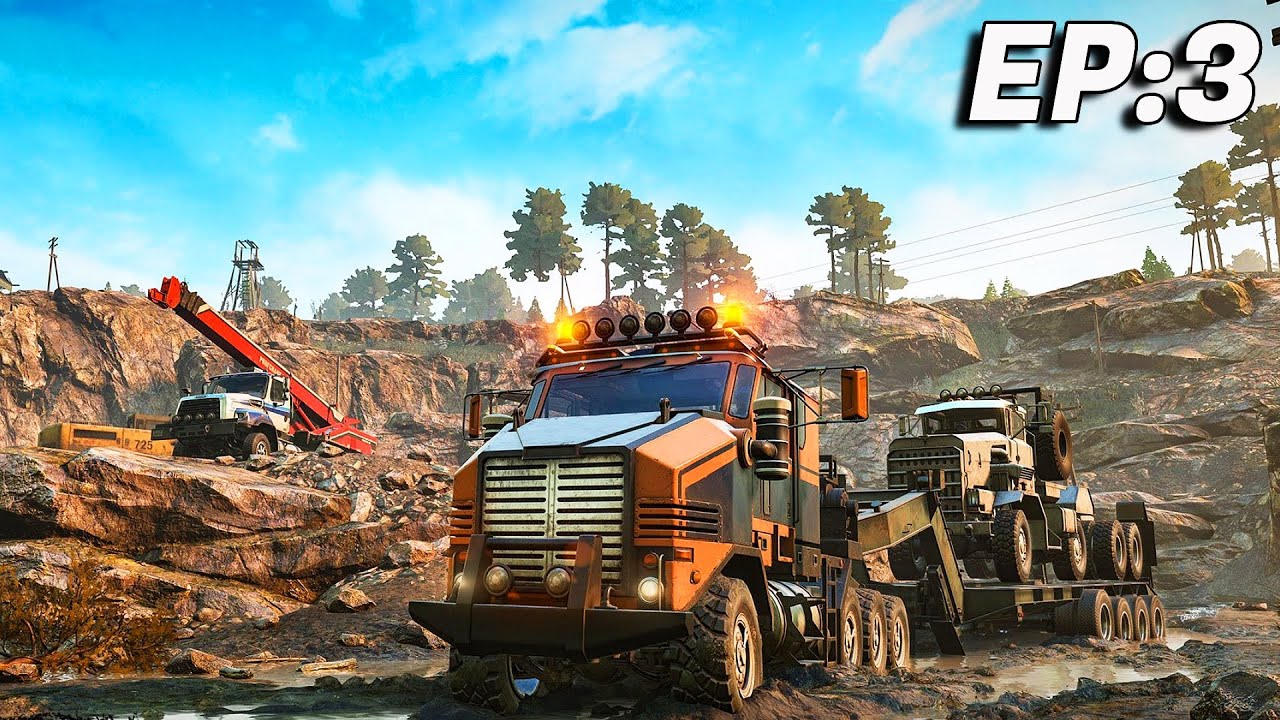 🔴Snow Runner EP:3 DLC Trucks Tamil LIVE!!