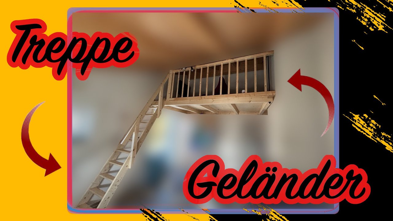 Geländer + Treppe für die HOCHETAGE inkl. Probleme | WIEDERHOLGENAUE Taschenlöcher fräsen | DIY