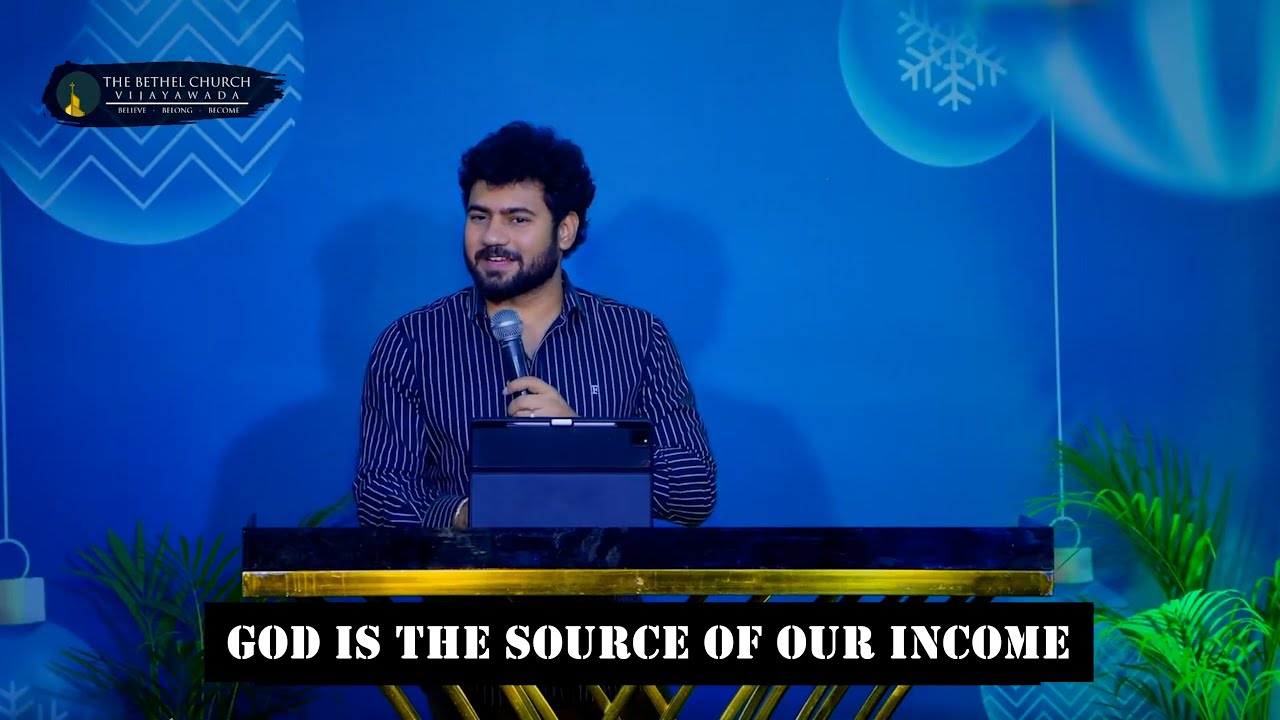 God Is The Source Of Our Income | #Paralokamanna | Ps Enosh Kumar | Daily Devotion |
