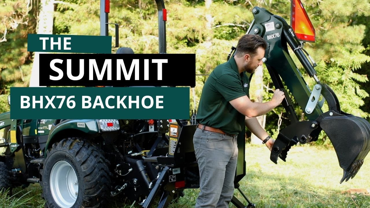 The Perfect Tractor & Backhoe Combination: The TX25H and BHX76