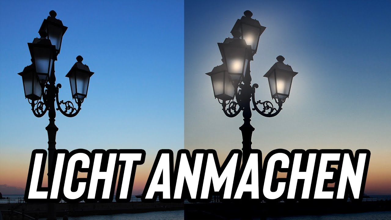 Licht anmachen in Laternen mit Photoshop