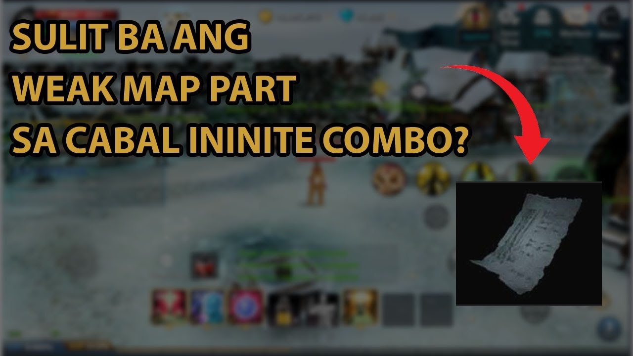 MAP PART FARMING IN CABAL INFINITE COMBO