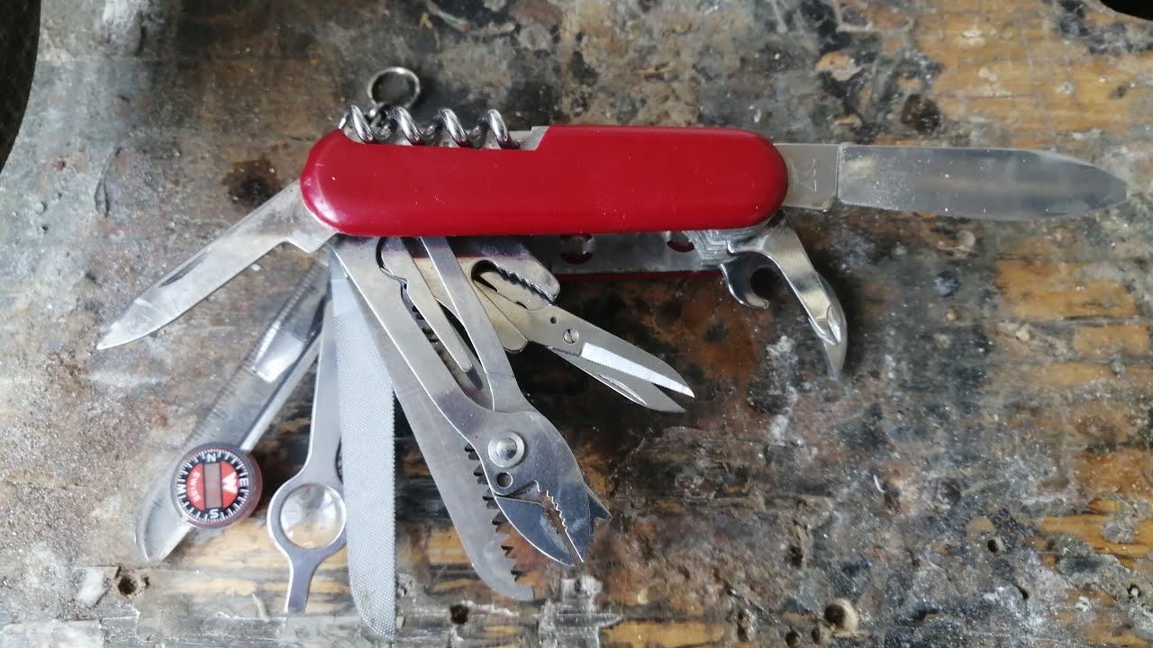 Ремонт и заточка ножа Victorinox.