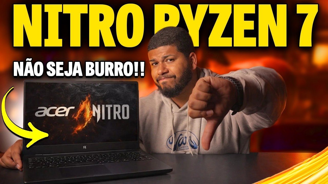 Melhor notebook gamer 2026? Uma Semana de Viagem com o Acer nitro v15 rtx 4050 - Valeu A PENA?