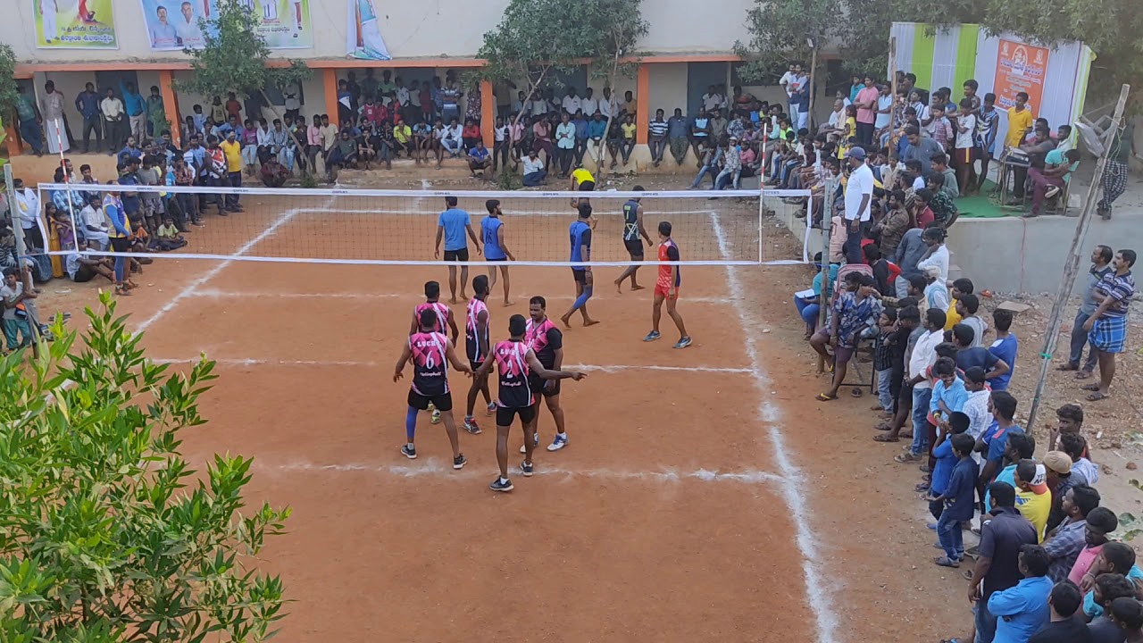 E Thadrapadu vs naveen shetty volly ball