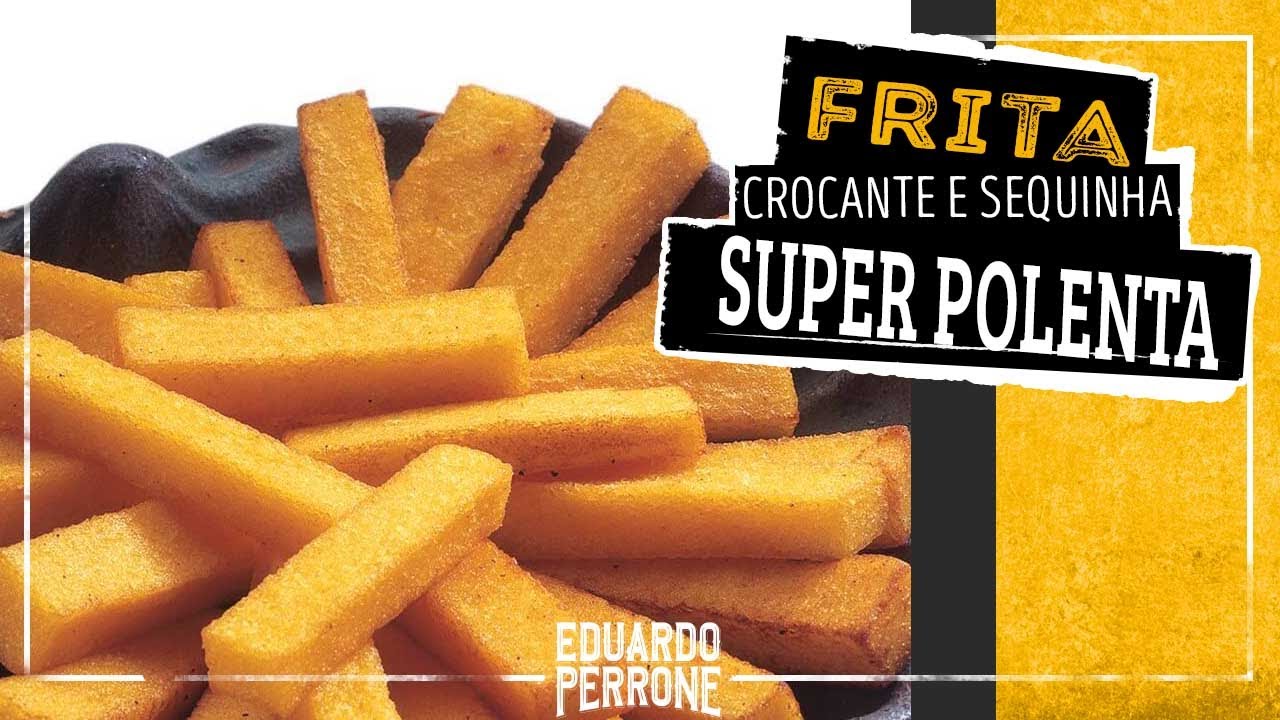 Polenta Frita Crocante e muito sequinha, HAMBURGERIA