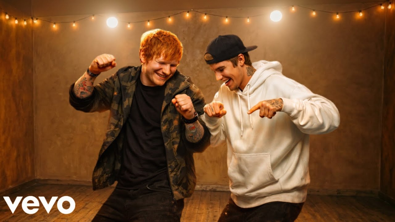 Ed Sheeran Ft Justin Bieber - Golden Dance (Official music visualizer)