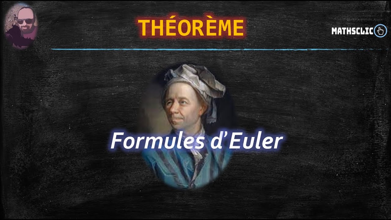 🔴MATHSCLIC COURS | FORMULES  D'EULER POUR LES NOMBRES COMPLEXES
