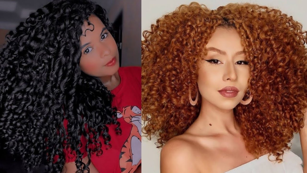 cabelos cacheados finalizados e sem frizz