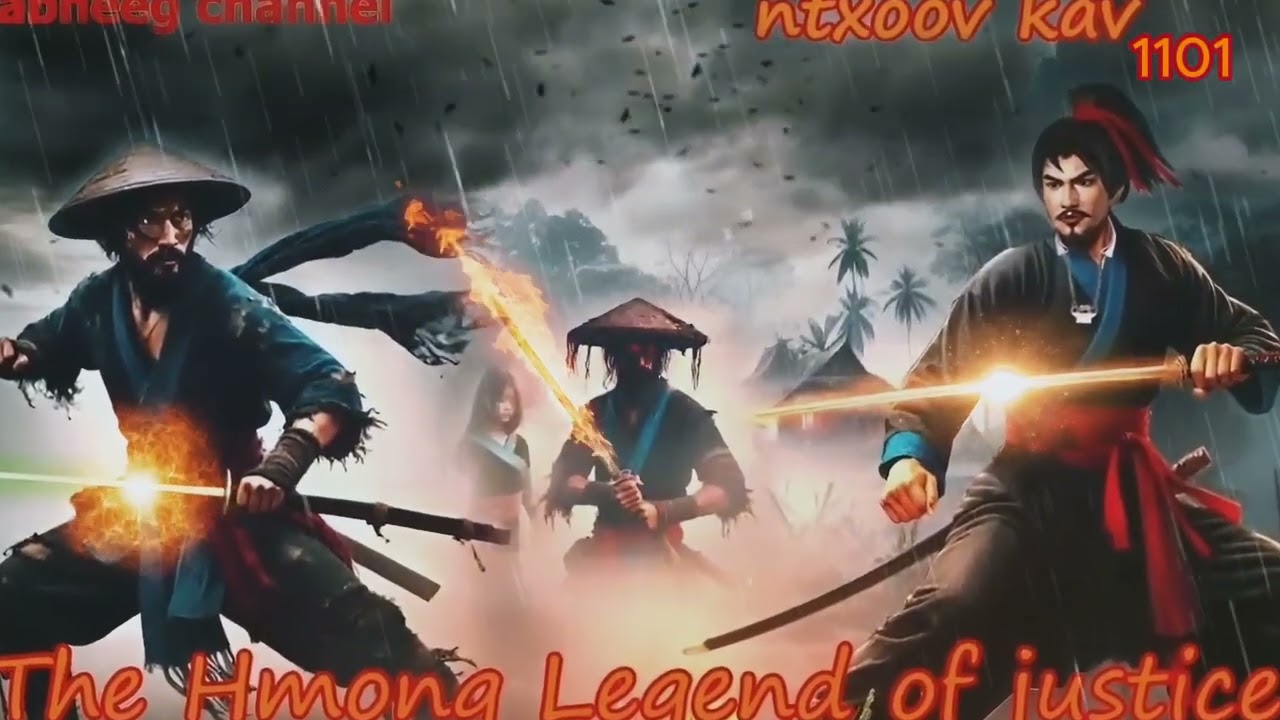 Ntxoov kav The Hmong Legend Part 1.101 - Yawg Liaj Nrob - Sword fighter for justice