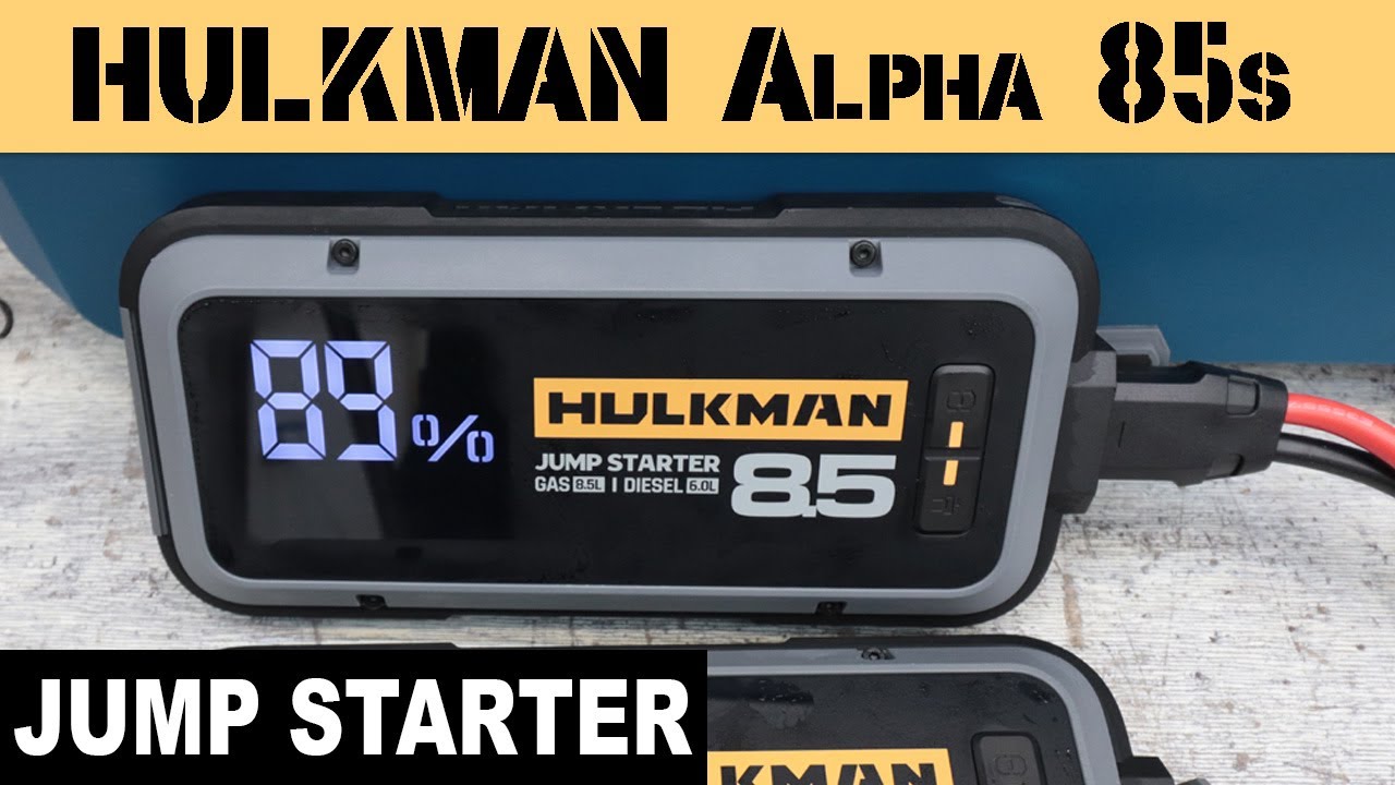 HULKMAN JUMP STARTER TEST a -10° (batteria da 20Ah)