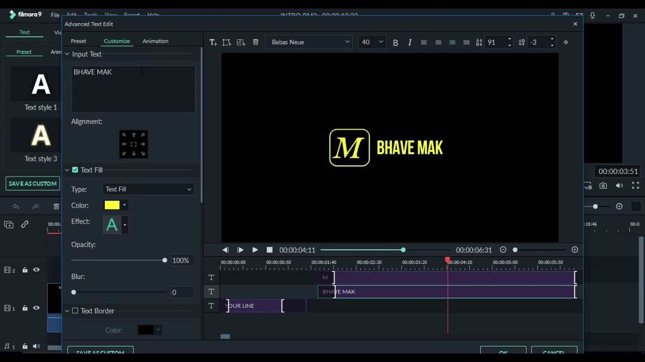Intro Template 3 | Filmora 9 | Filmora 9 Intro Template