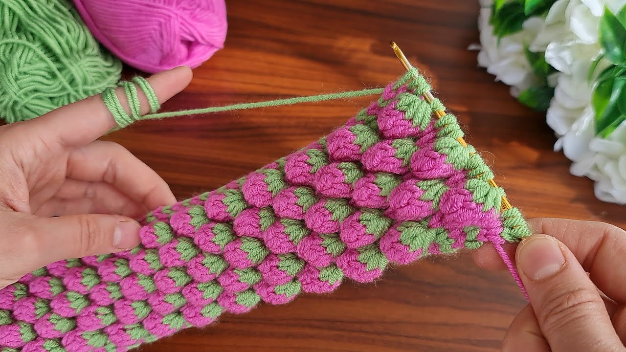 Crochet how-to: HEADBAND tutorial ✔ quick & easy strawberry hairband /ribbon