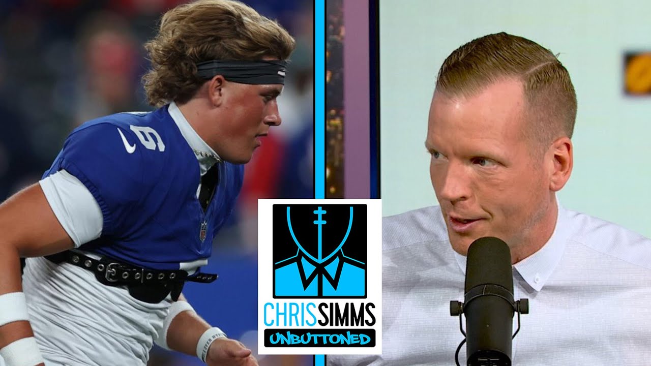 New York Giants can run 'full offense' with Jaxson Dart at QB | Chris Simms Unbuttoned | NFL on NBC