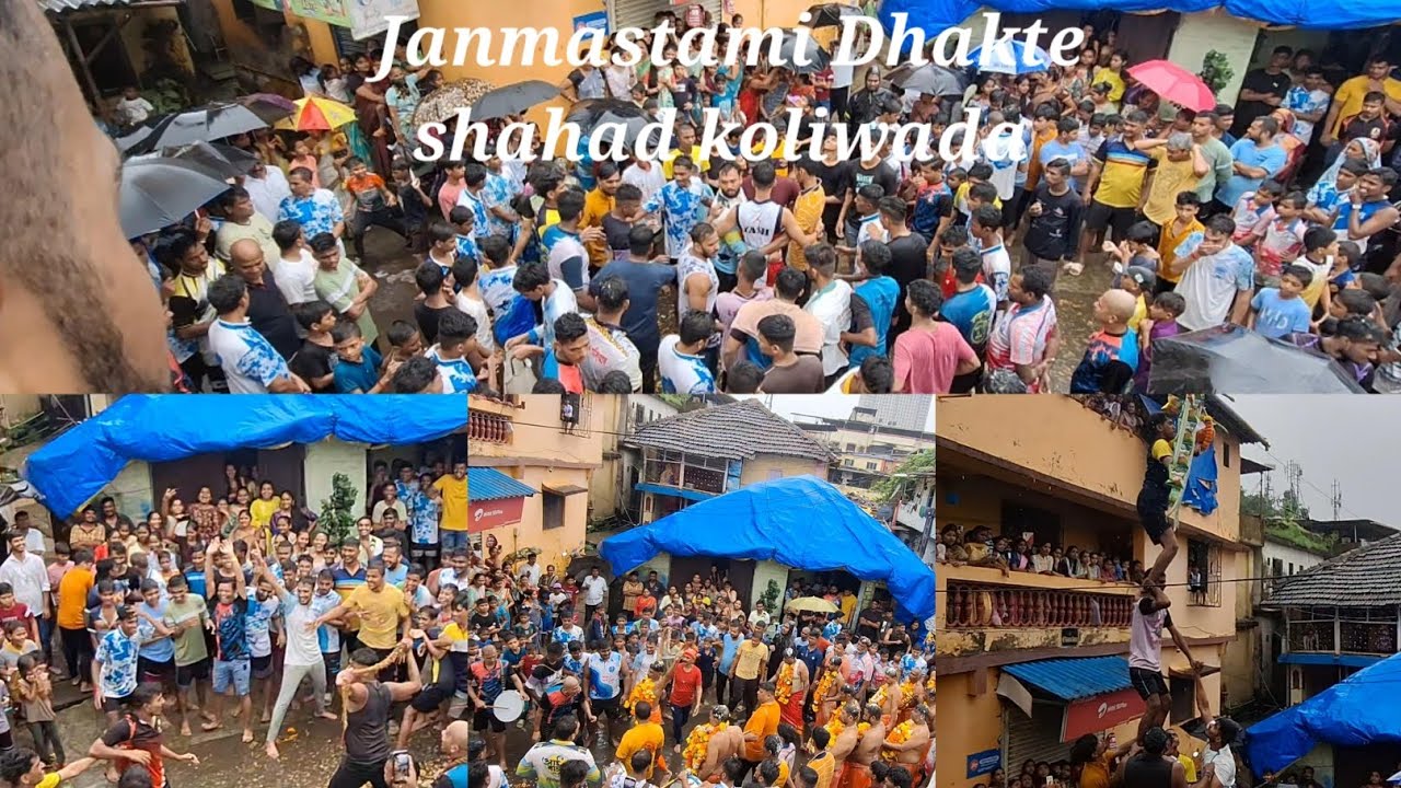 Janmastami Dhakte shahad koliwada |Mr.chinu | vlog #1