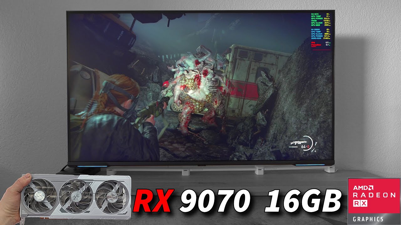 The Last of Us 2 | RX 9070 16GB | i9-12900K | Samsung Odyssey Neo G7 43" 4K | POV #22