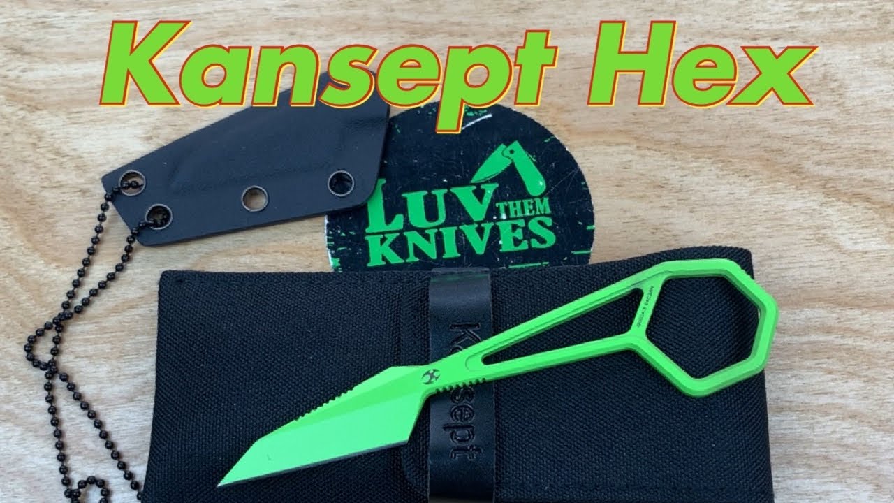Kansept Hex neck knife  Ostap Hel design !