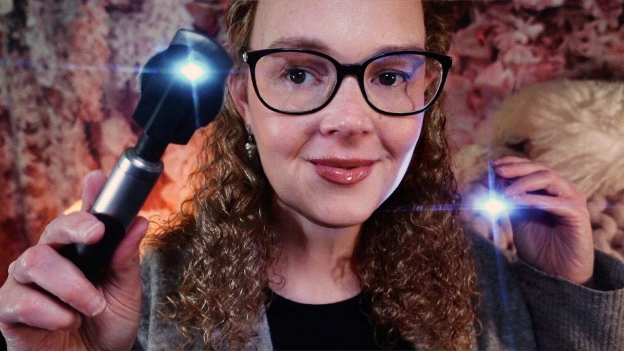 ASMR Realistic Eye Exam at the Sleep Clinic 👁️ Whispered Doctor Roleplay, Light Triggers for Sleep