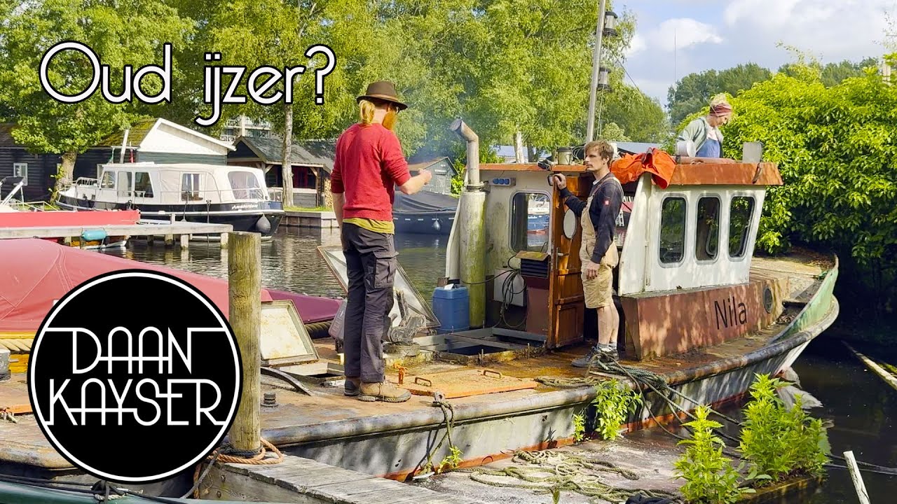 Oude sleepboot starten