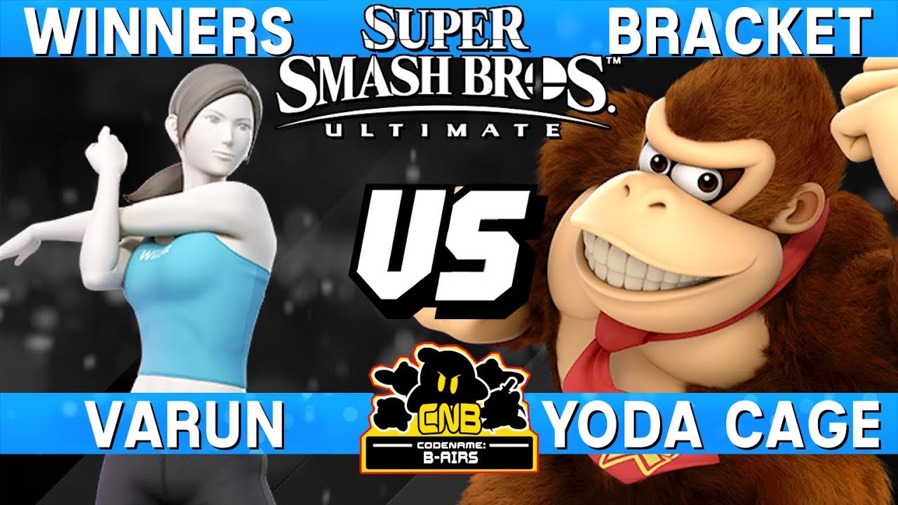 Must Watch! Smash Ultimate Tournament Set - Varun (Wii Fit Trainer) v Yoda Cage (Donkey Kong) CNB174