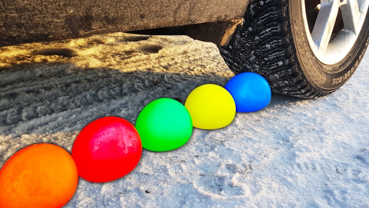 EXPERIMENT: WATER BALLOONS VS CAR