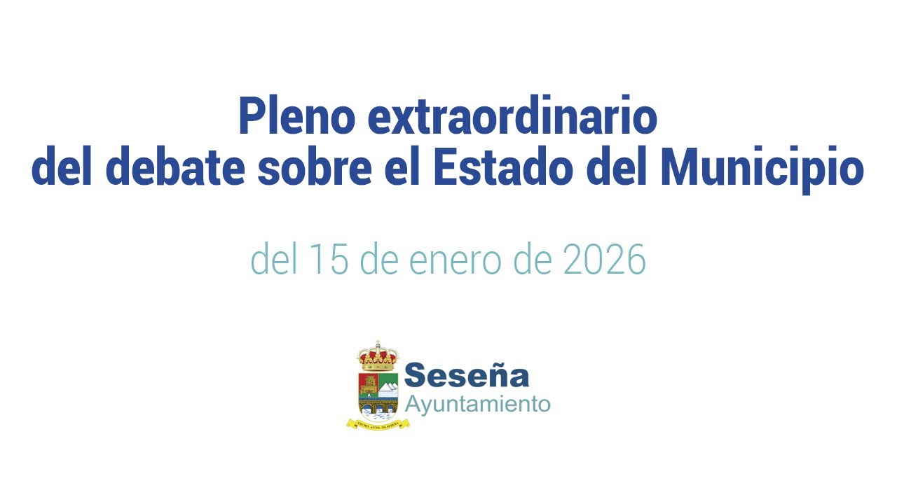 Pleno extraordinario del debate sobre el Estado del Municipio