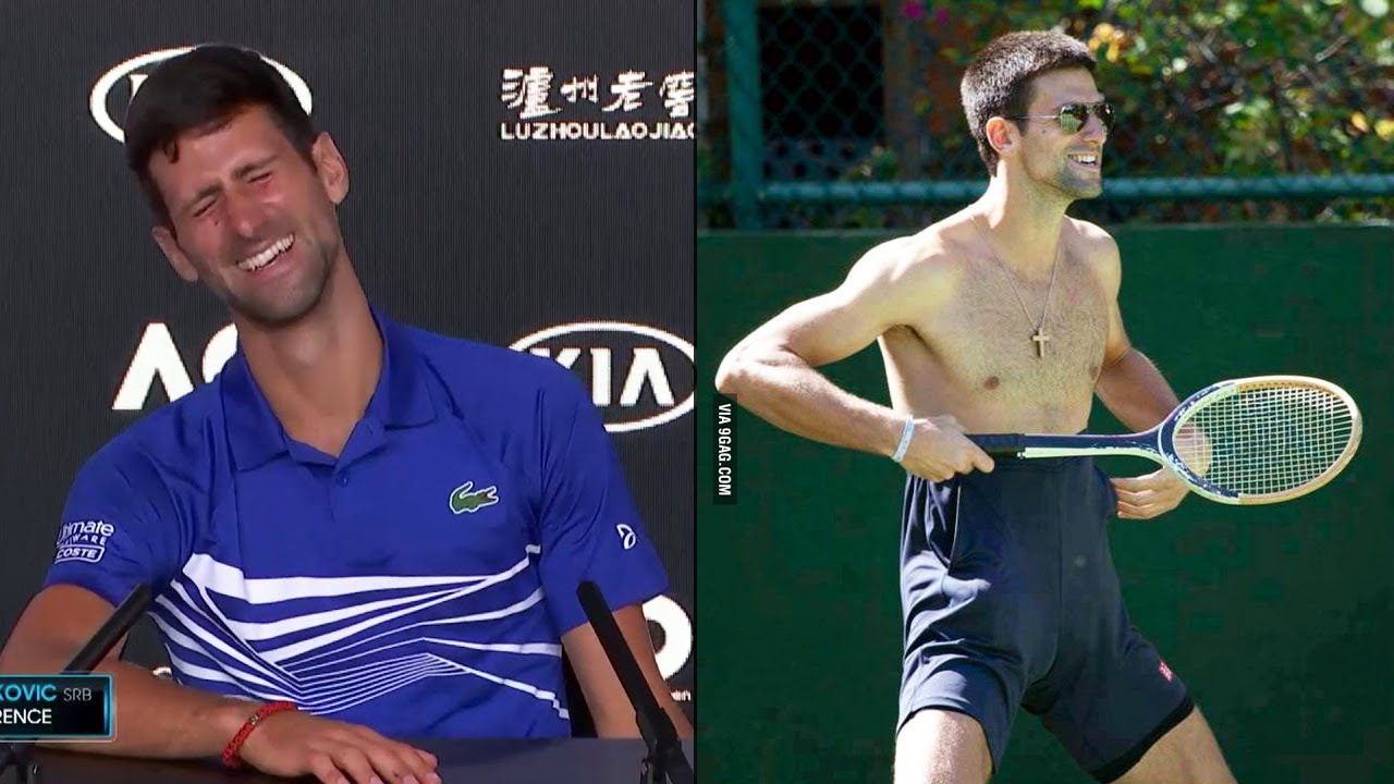 Moments Les Plus Drôles De Djokovic - Essayez De Ne Pas Rire 😂