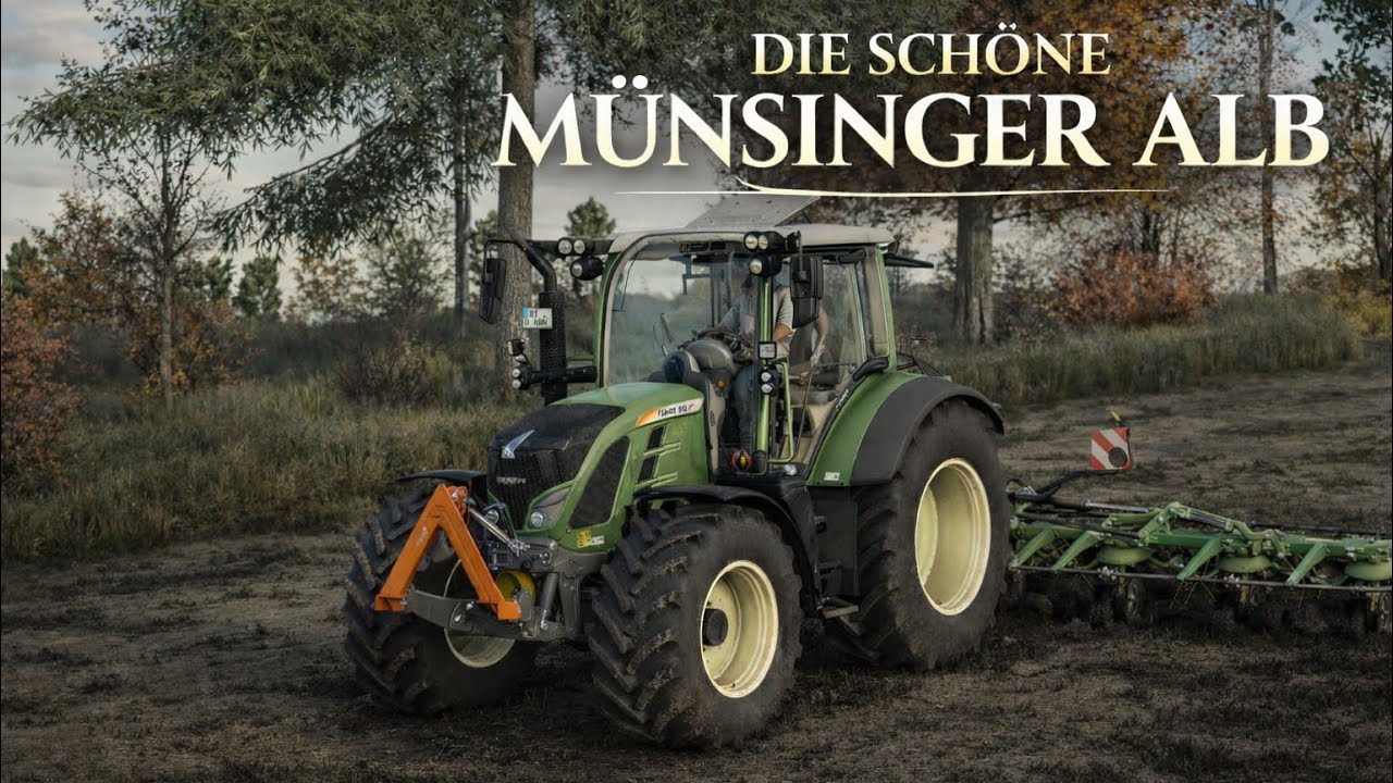 Die schöne Münsinger Alb 🌾 | Gras zu Heu wenden im Zeitraffer