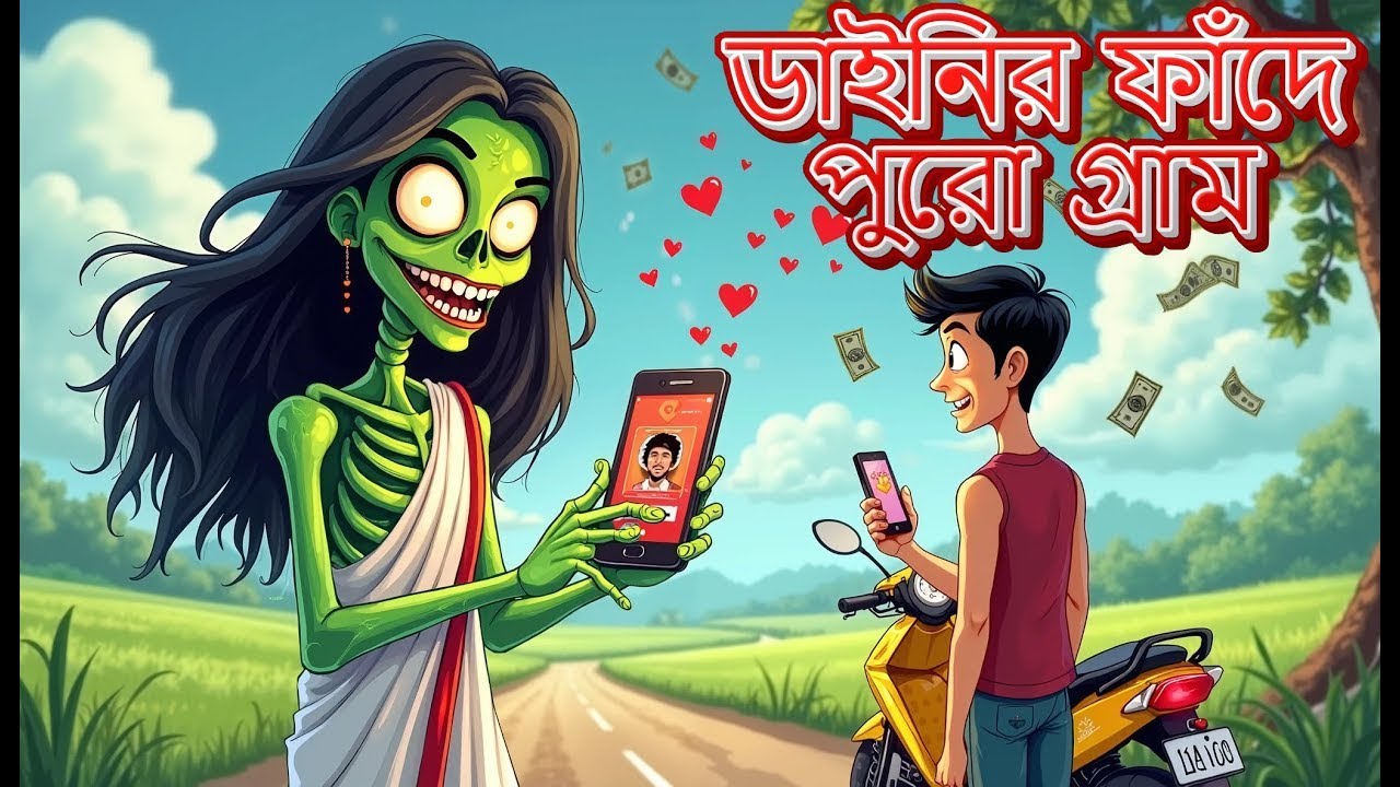 ডাইনির ফাঁদে পুরো গ্রাম। Dainir Phade Puro Gram Bengali Horror Story Daini Bengali Cartoon