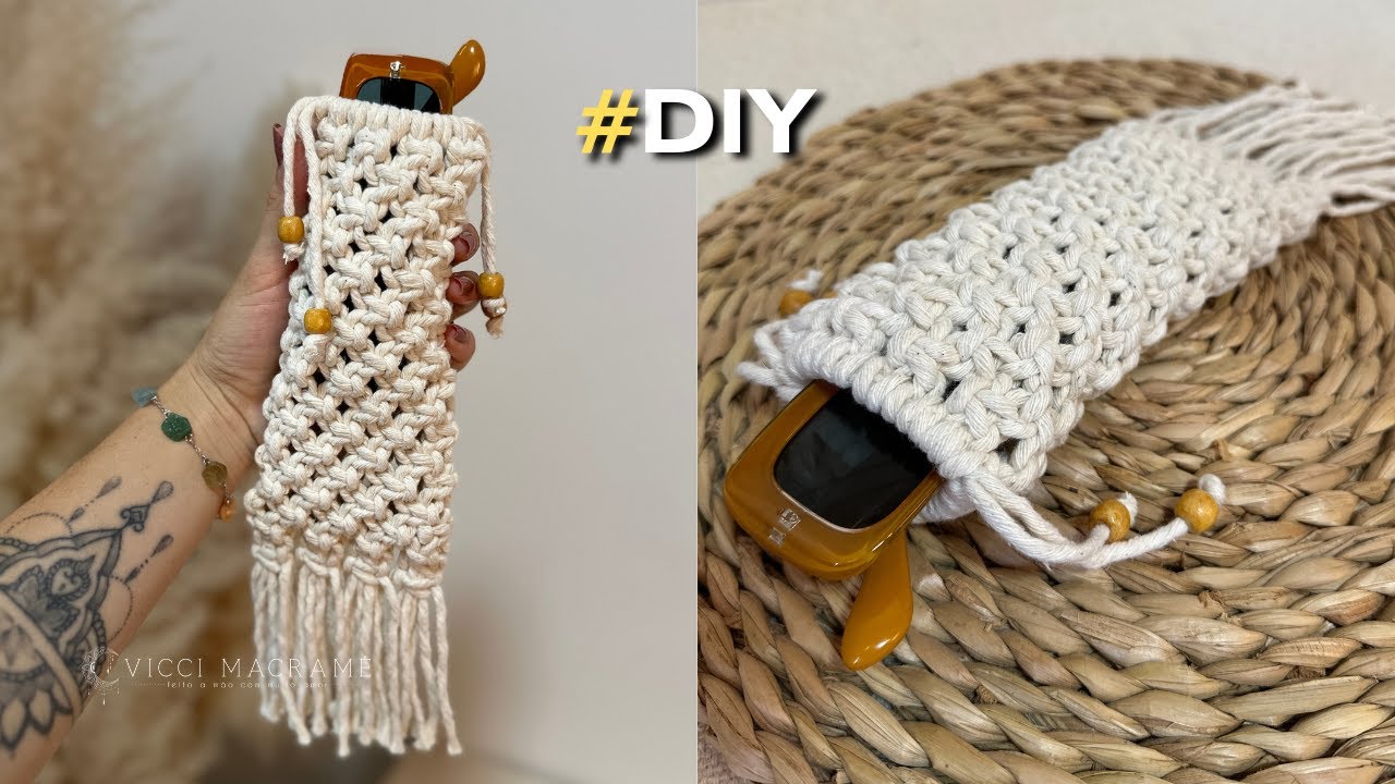 MACRAME PARA INICIANTES | PORTA OCULOS