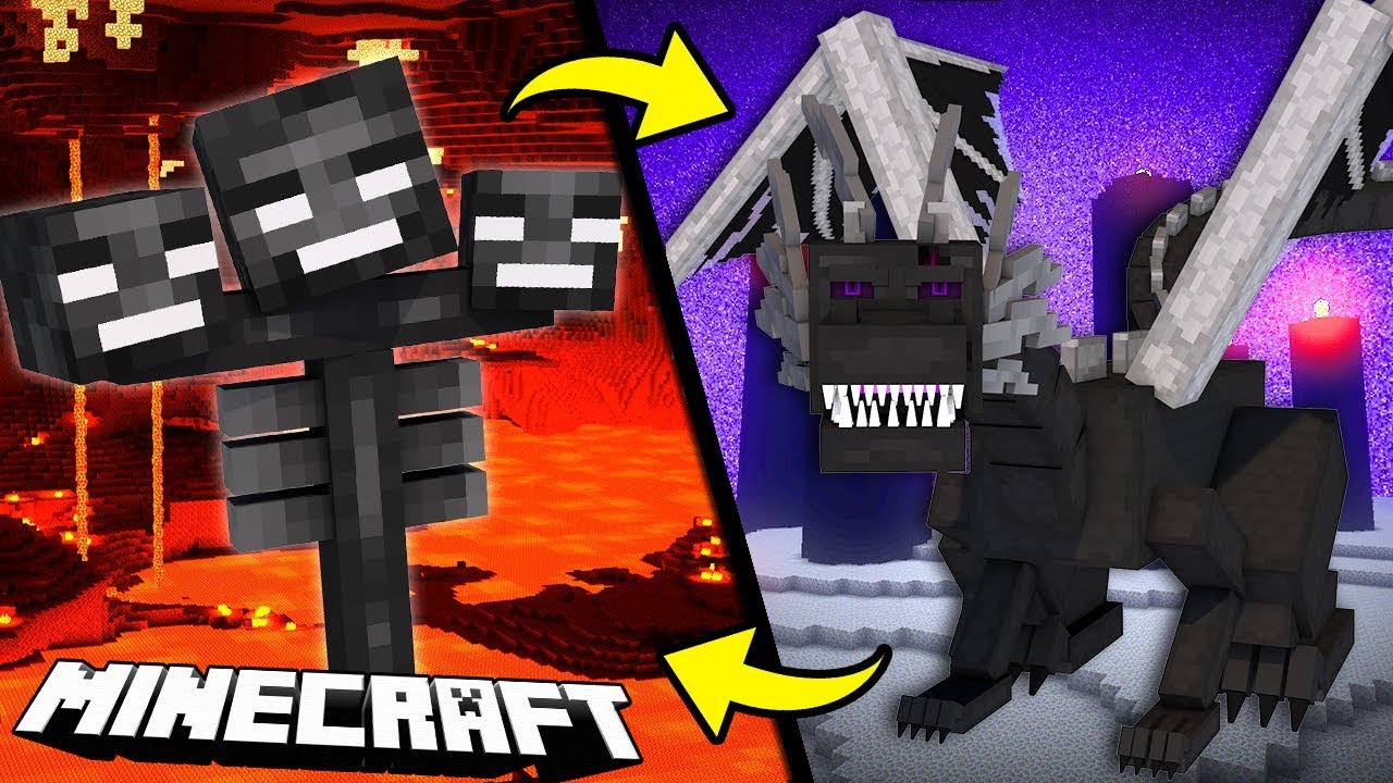♫ WITHER VS ENDER DRAGON - Minecraft Piosenka! ♫