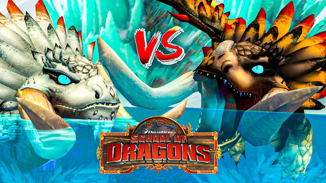 SALVAJIBESTIA ALFA VS SALVAJIBESTIA OMEGA en ESCUELA DE DRAGONES | Nuevo DRAGÓN School Of Dragons
