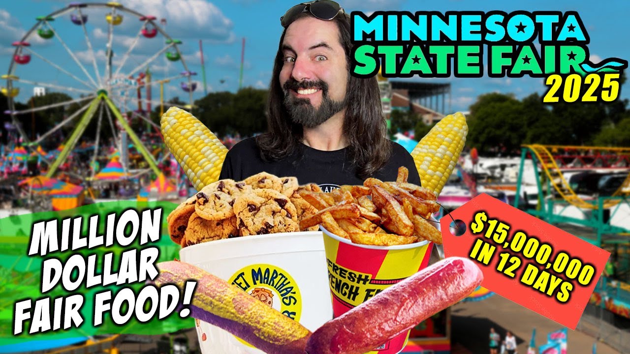 I Tried Every Million Dollar Food Vendor at the MINNESOTA STATE FAIR 2025!