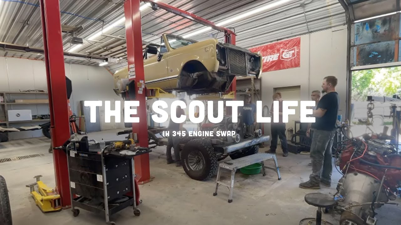 The Scout Life: 1975 International Scout II Road Trip | IH 345 Engine Swap!
