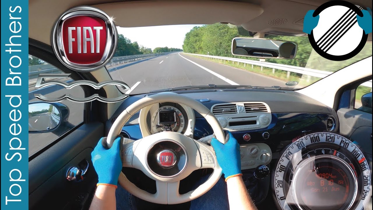 Fiat 500 1.2 8V 69HP (2013) AUTOBAHN POV TOP SPEED 🚀