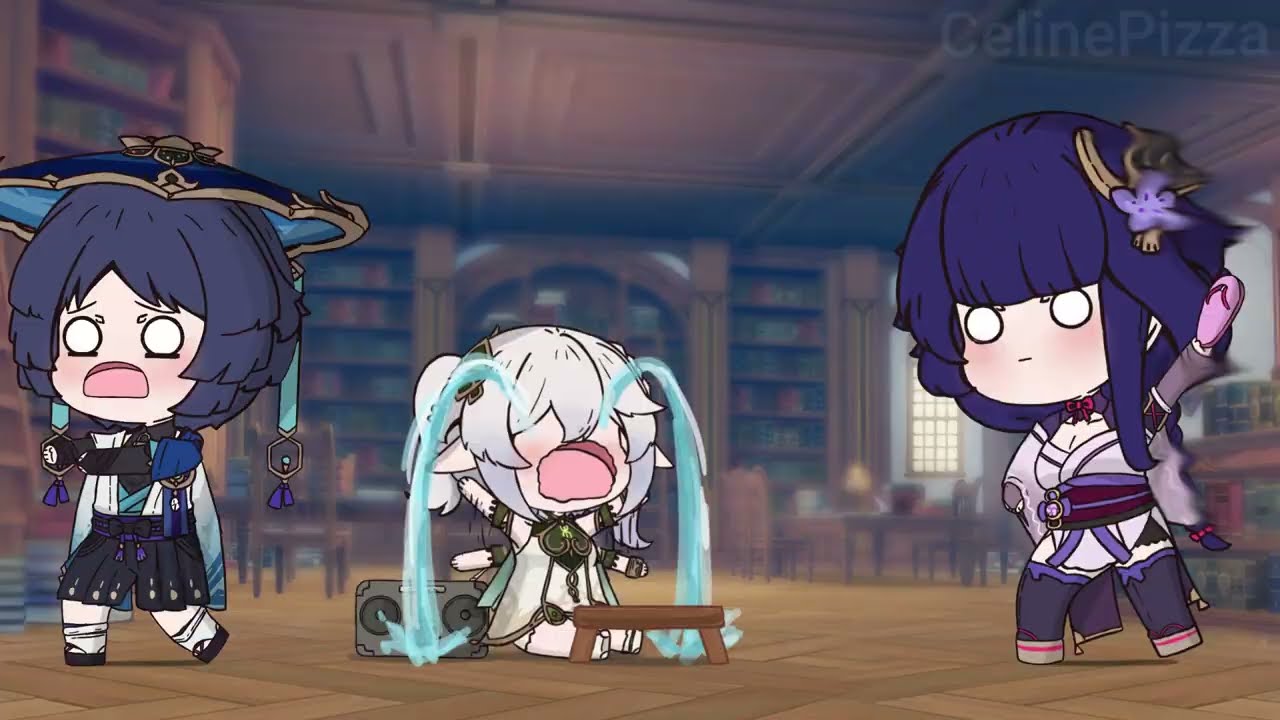 Nahida trying to become Tiktok celeb dance animated [ Genshin Impact ]