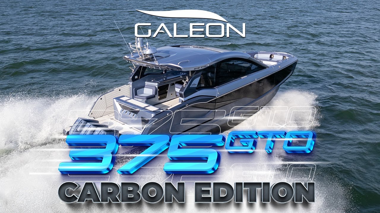Galeon 375 GTO - Carbon Edition - definition of luxury and power on the water!
