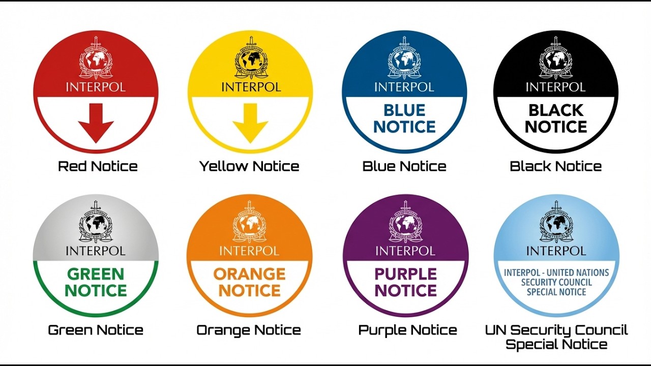Every INTERPOL Notice Explained
