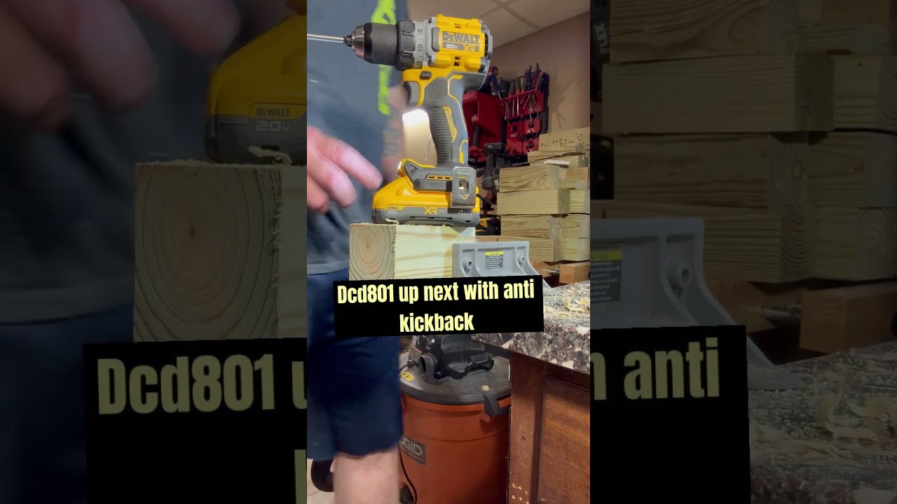 DeWalt DCD800 and 801 #dewalt #viral #drill #diy #tools #powertools #wood