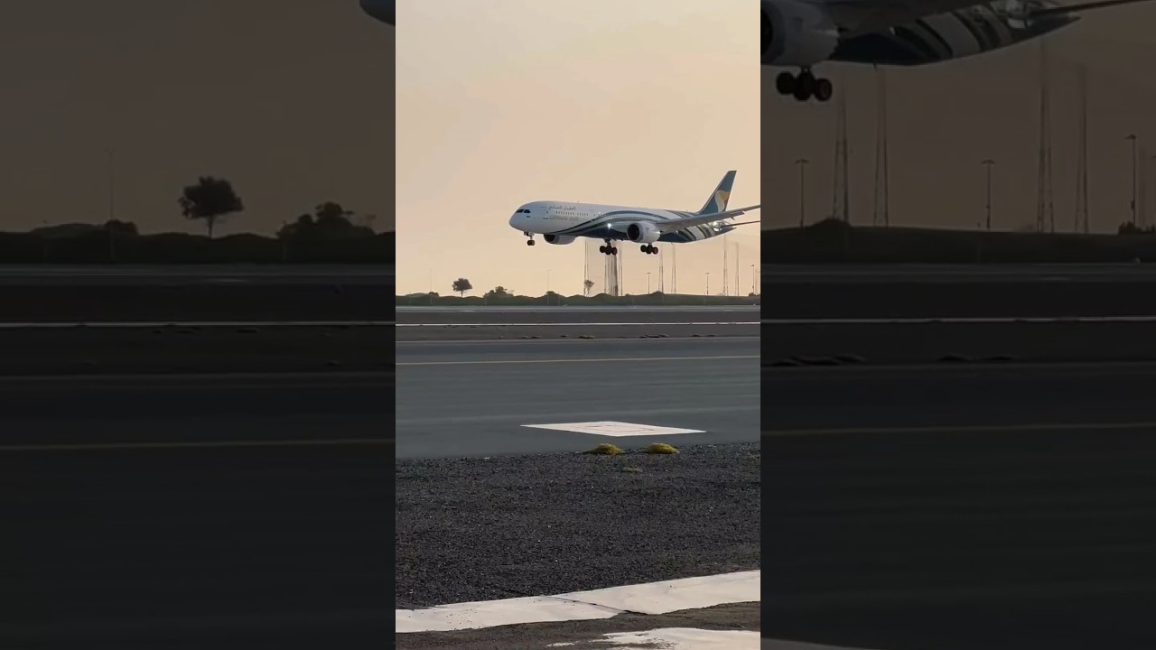 Oman Air landing | Muscat international airport | Kishor Dulal Roy #kishordulalroy #muscatairport