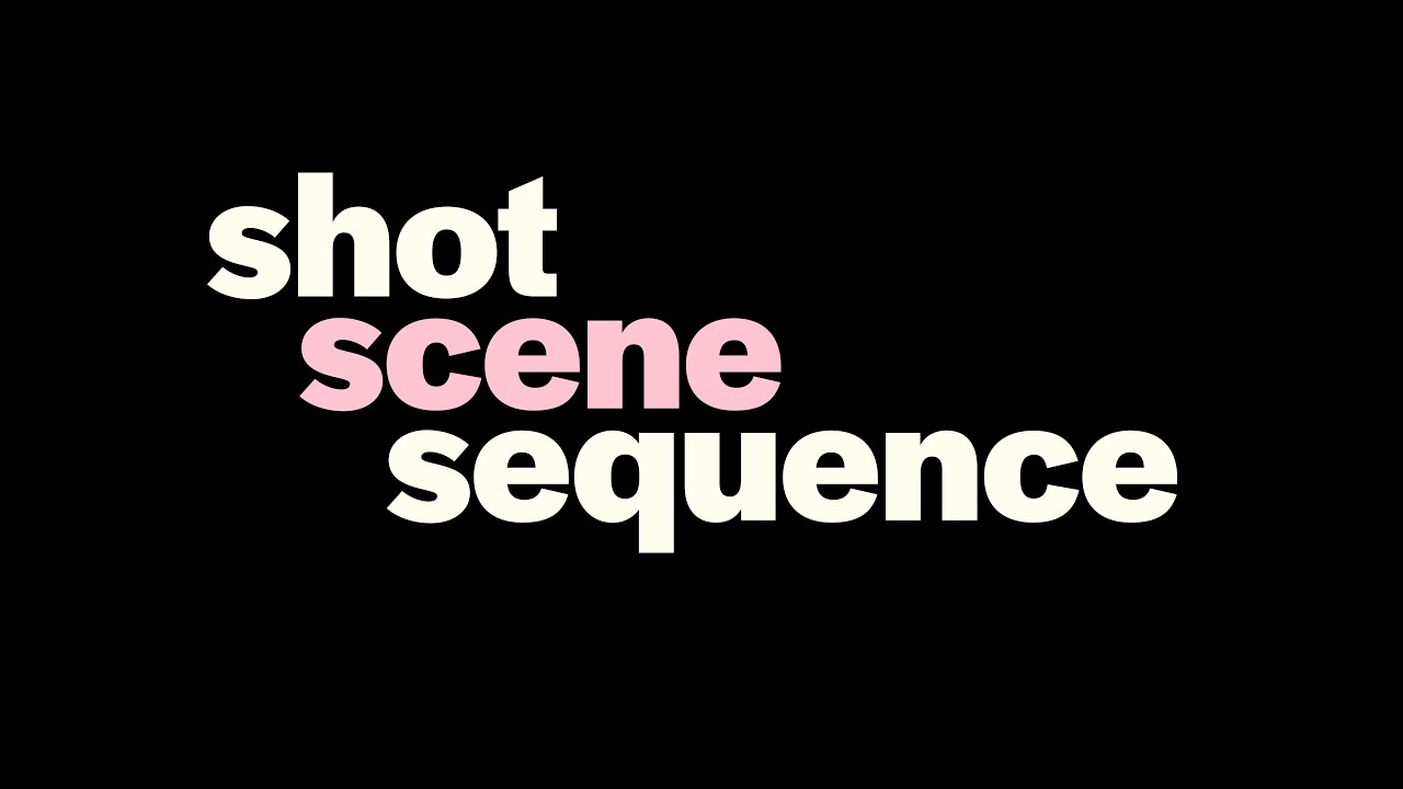 Shot vs. Scene vs. Sequence