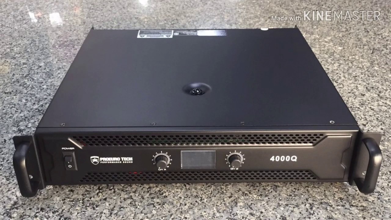 รีวิวเพาเวอร์แอมป์สำหรับคนงบน้อย #PROEUROTECH 4000Q # ราคาแค่5,900บาท