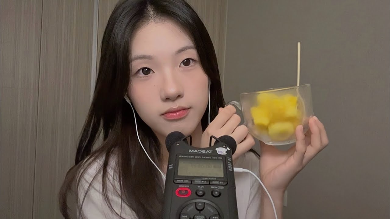 🍿ASMR | 파인애플 먹으면서 예능&드라마 추천